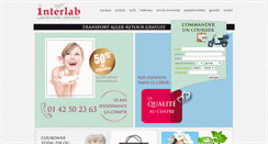 Desktop Screenshot of interlabfrance.com